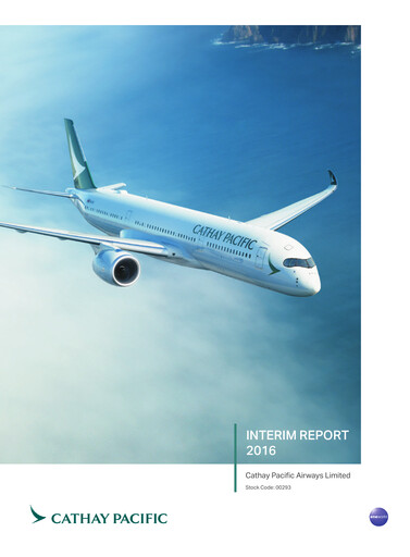 Miniature Cathay Pacific
 Rapport semestriel 2016-h1
