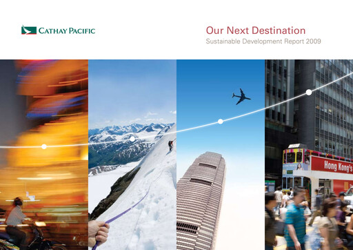 Thumbnail Cathay Pacific
 Sustainability Report 2009
