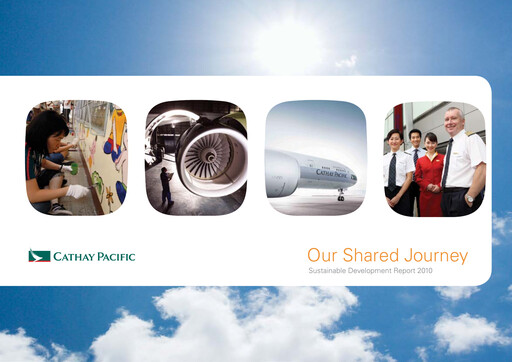 Thumbnail Cathay Pacific
 Sustainability Report 2010