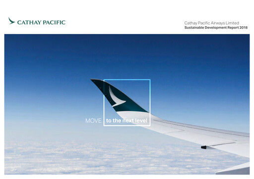 Thumbnail Cathay Pacific
 Sustainability Report 2018
