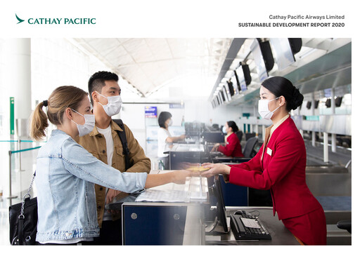 Thumbnail Cathay Pacific
 Sustainability Report 2020