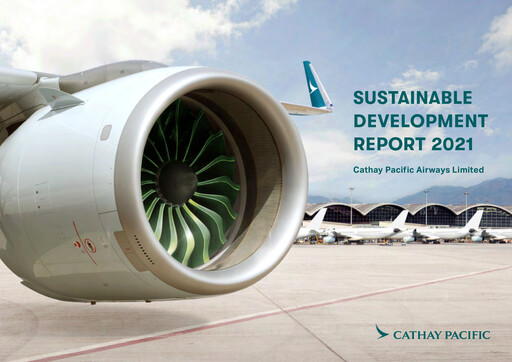 Thumbnail Cathay Pacific
 Sustainability Report 2021
