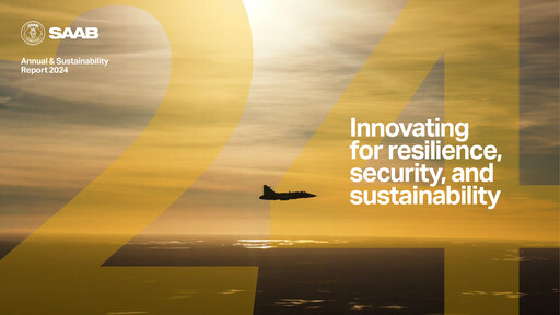 Miniature SAAB AB Rapport annuel 2024