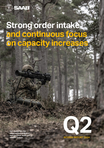 Miniature SAAB AB Rapport trimestriel 2024-q2