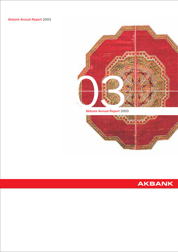 Thumbnail Akbank Annual Report 2003