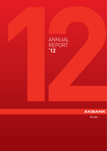 Thumbnail Akbank Annual Report 2012