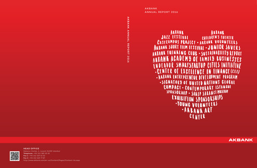 Thumbnail Akbank Annual Report 2016