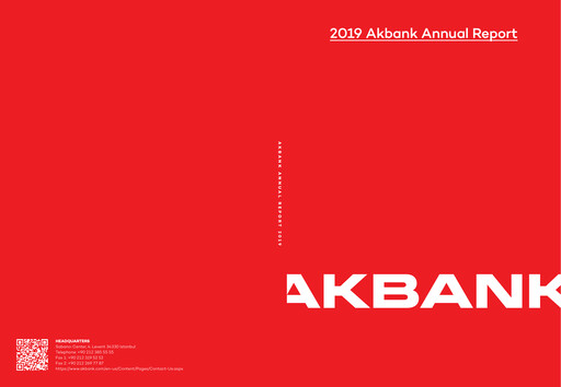 Thumbnail Akbank Annual Report 2019