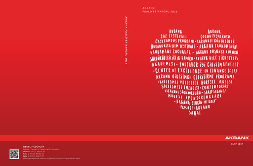 Thumbnail Akbank Annual Report 2016