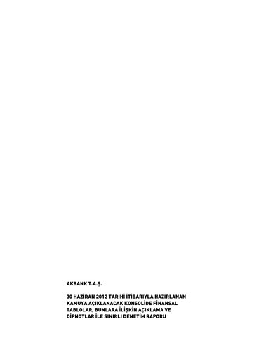Thumbnail Akbank Half-year Report 2012-h1