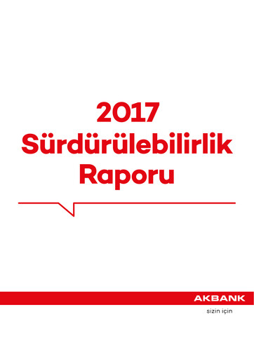 Thumbnail Akbank Sustainability Report 2017