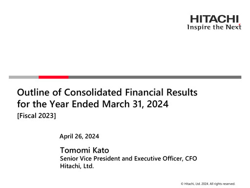 Thumbnail Hitachi Financial Report 2023