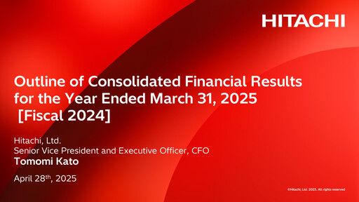 Thumbnail Hitachi Financial Report 2024