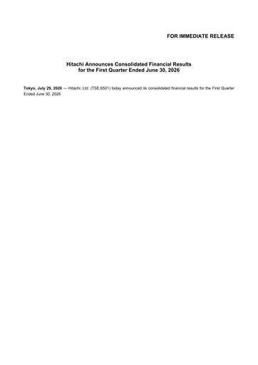Thumbnail Hitachi Quarterly Report 2026-q1
