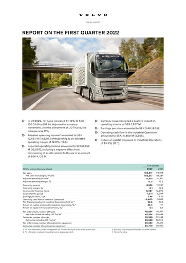 Thumbnail Volvo Group Quarterly Report 2022-q1