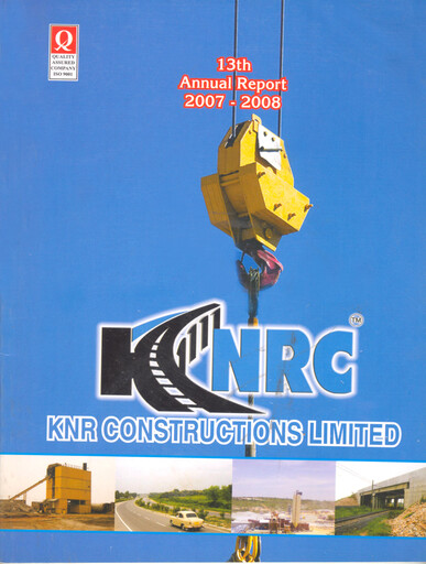 Thumbnail Knr Constructions
 Annual Report 2007-2008