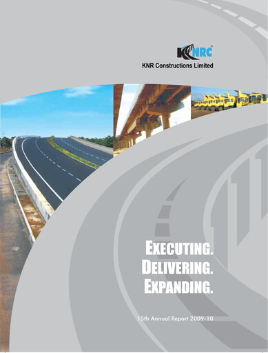 Thumbnail Knr Constructions
 Annual Report 2009-2010