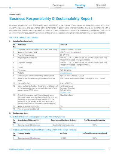 Thumbnail Knr Constructions
 ESG Report 2025-2026