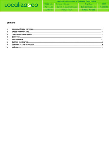 Vorschaubild Localiza
 ESG-Bericht 2022