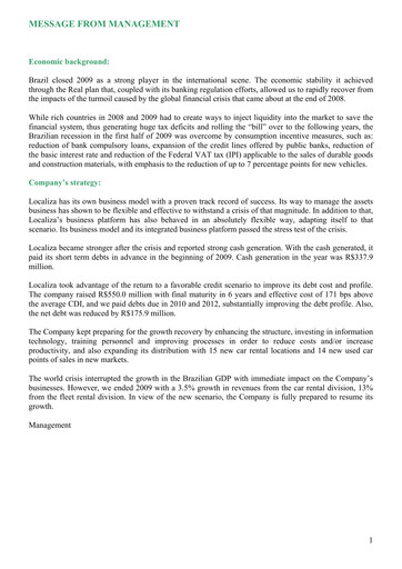 Thumbnail Localiza
 Financial Statement 2009