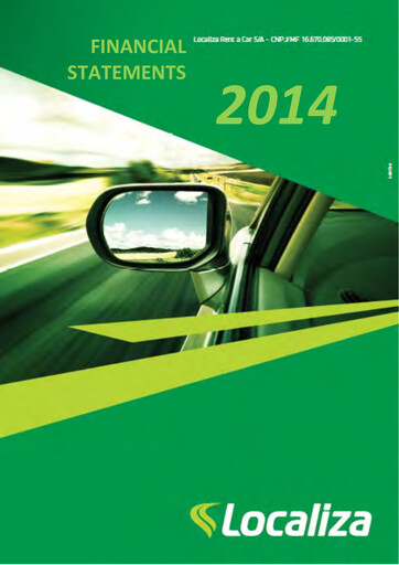 Thumbnail Localiza
 Financial Statement 2014