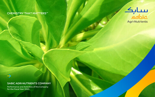 Miniature Saudi Arabian Fertilizer Company
 Rapport annuel 2025