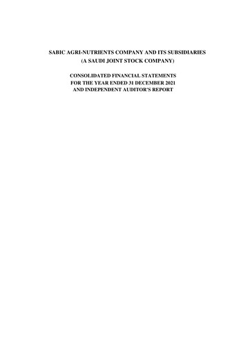 Thumbnail Saudi Arabian Fertilizer Company
 Financial Statement 2021