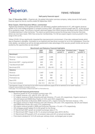 Miniature Experian Rapport semestriel fy2021-h1