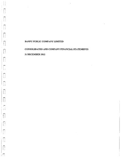 Thumbnail Banpu Public Company Financial Statement 2012
