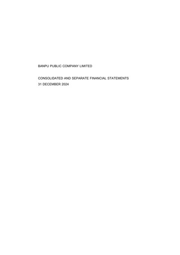 Thumbnail Banpu Public Company Financial Statement 2024