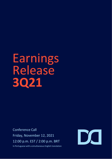 Thumbnail Diagnosticos da America (DASA) Quarterly Report 2021-q3