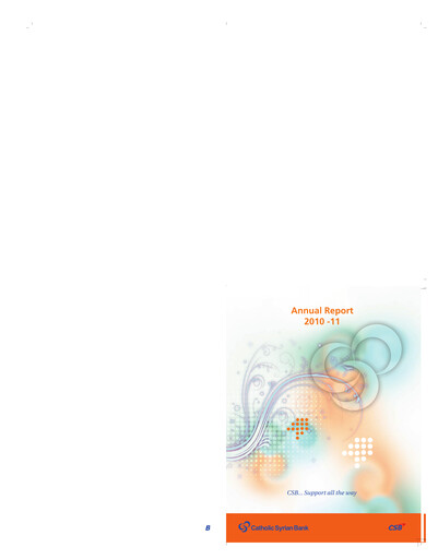 Thumbnail CSB Bank
 Annual Report 2010-2011