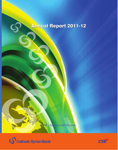 Thumbnail CSB Bank
 Annual Report 2011-2012