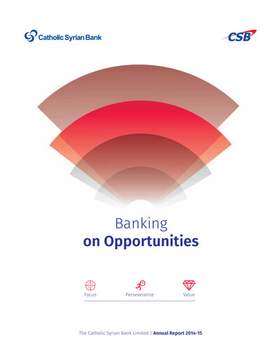 Thumbnail CSB Bank
 Annual Report 2014-2015