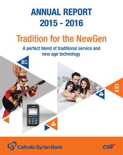 Thumbnail CSB Bank
 Annual Report 2015-2016