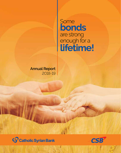 Thumbnail CSB Bank
 Annual Report 2018-2019