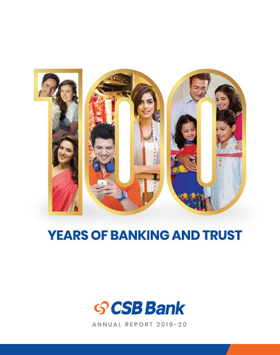 Thumbnail CSB Bank
 Annual Report 2019-2020
