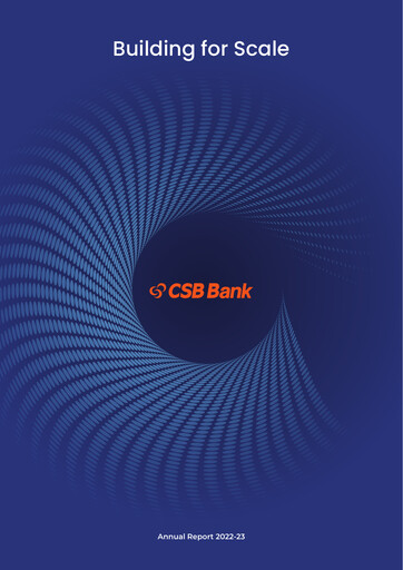 Thumbnail CSB Bank
 Annual Report 2022-2023