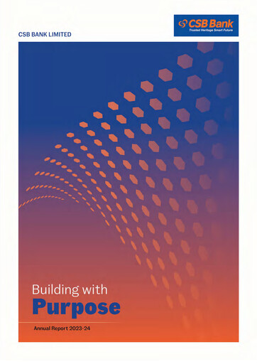 Thumbnail CSB Bank
 Annual Report 2023-2024