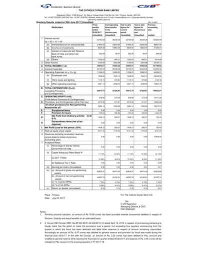 Thumbnail CSB Bank
 Quarterly Report 2017-q2