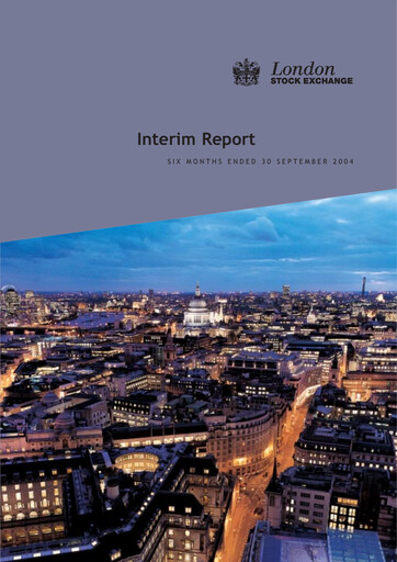 Thumbnail London Stock Exchange Half-year Report 2004-h1