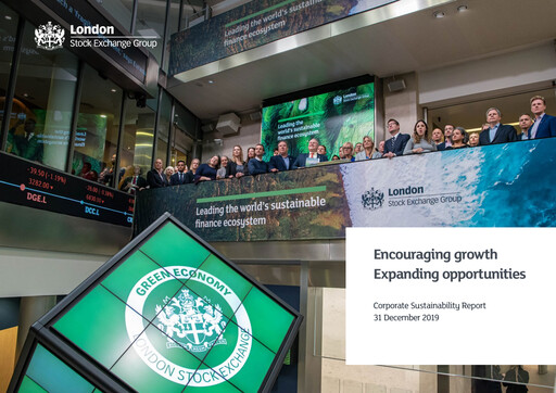 Thumbnail London Stock Exchange Sustainability Report 2019