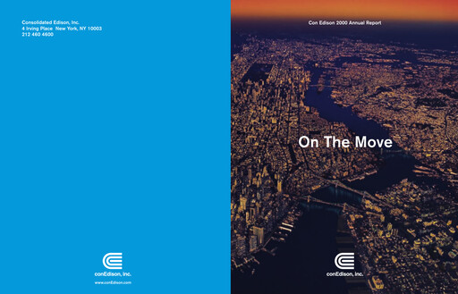 Thumbnail Consolidated Edison Annual Report 2000