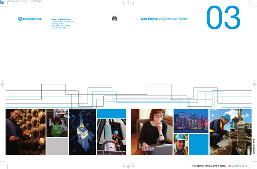 Thumbnail Consolidated Edison Annual Report 2003