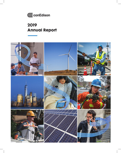 Thumbnail Consolidated Edison Annual Report 2019