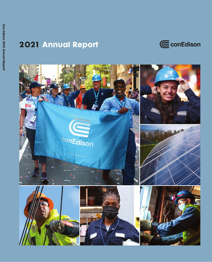Thumbnail Consolidated Edison Annual Report 2021