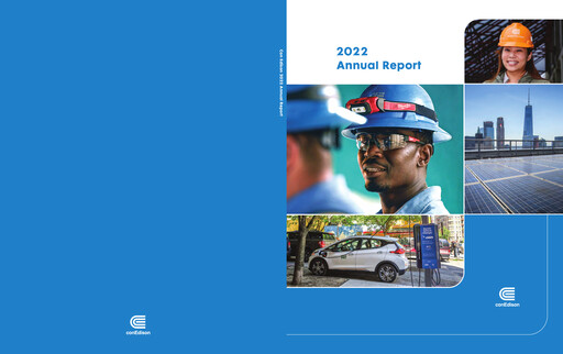 Thumbnail Consolidated Edison Annual Report 2022