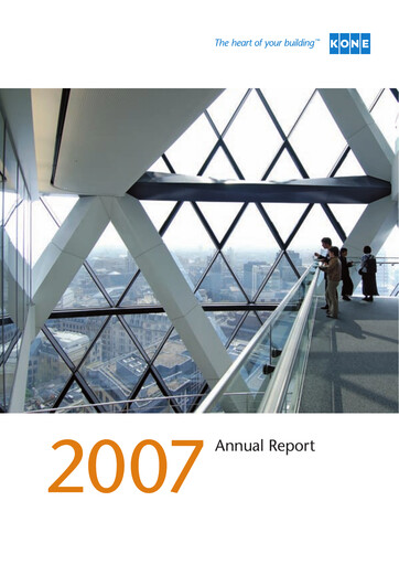 Thumbnail KONE Annual Report 2007