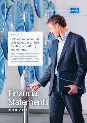Thumbnail KONE Financial Statement 2009
