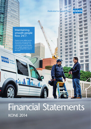 Thumbnail KONE Financial Statement 2014